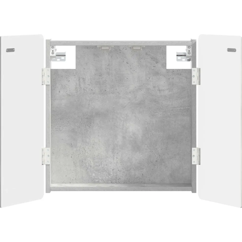 vidaXL Dartbord Kabinet ZWOLLE Betongrijs 52,5 x 10,5 x 57,5 cm