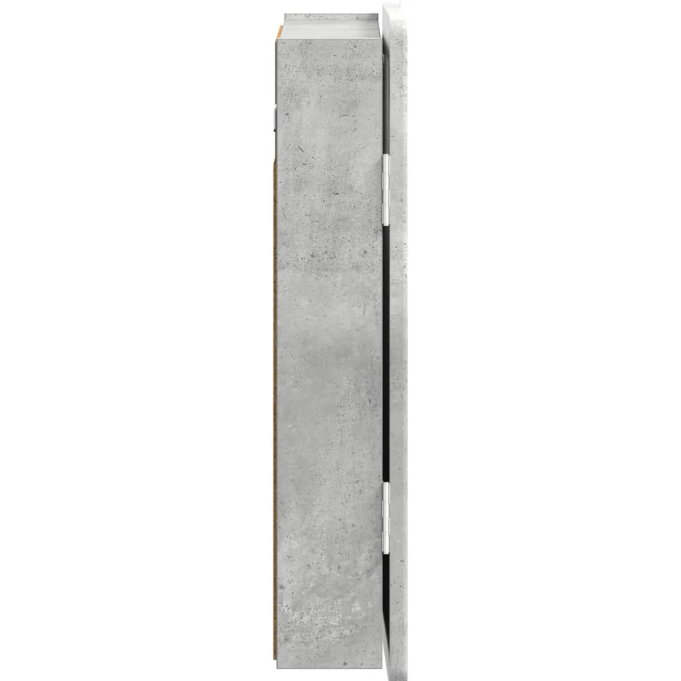 vidaXL Dartbord Kabinet ZWOLLE Betongrijs 52,5 x 10,5 x 57,5 cm