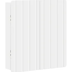vidaXL Dartbord Kabinet ZWOLLE Wit 52,5 x 10,5 x 57,5 cm Bewerkt hout