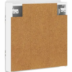 vidaXL Dartbord Kabinet ZWOLLE Wit 52,5 x 10,5 x 57,5 cm Bewerkt hout