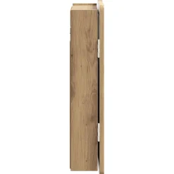 vidaXL Dartbord Kabinet ZWOLLE Artisanaal eiken 52,5 x 10,5 x 57,5 cm