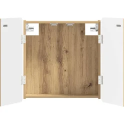 vidaXL Dartbord Kabinet ZWOLLE Artisanaal eiken 52,5 x 10,5 x 57,5 cm