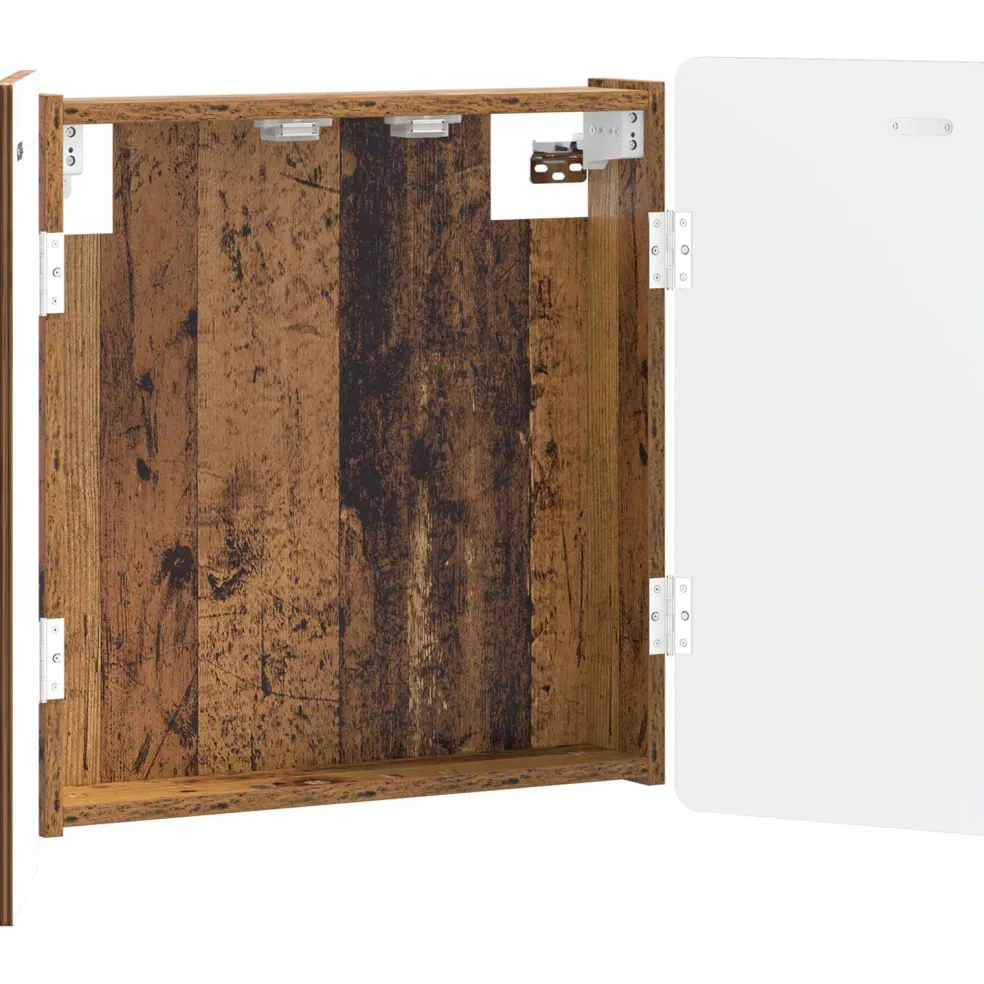 vidaXL Dartbord Kabinet ZWOLLE Oud hout 52,5 x 10,5 x 57,5 cm