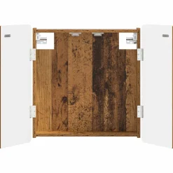 vidaXL Dartbord Kabinet ZWOLLE Oud hout 52,5 x 10,5 x 57,5 cm