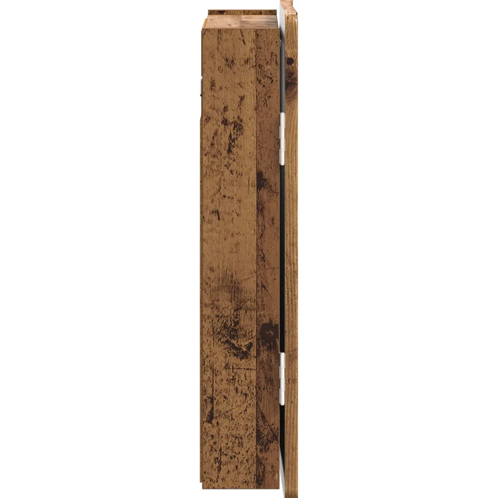 vidaXL Dartbord Kabinet ZWOLLE Oud hout 52,5 x 10,5 x 57,5 cm