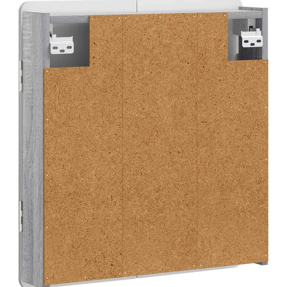 vidaXL Dartbord Kabinet ZWOLLE Grijs Sonoma 52,5 x 10,5 x 57,5 cm
