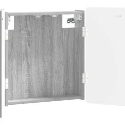 vidaXL Dartbord Kabinet ZWOLLE Grijs Sonoma 52,5 x 10,5 x 57,5 cm