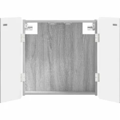 vidaXL Dartbord Kabinet ZWOLLE Grijs Sonoma 52,5 x 10,5 x 57,5 cm
