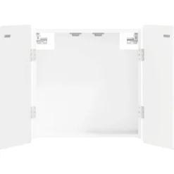 vidaXL Dartbord Kabinet ZWOLLE Hoogglans Wit 52,5 x 10,5 x 57,5 cm