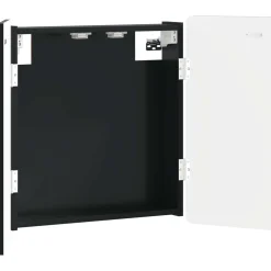 vidaXL Dartbord Kabinet ZWOLLE Zwart 52,5 x 10,5 x 57,5 cm