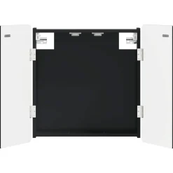 vidaXL Dartbord Kabinet ZWOLLE Zwart 52,5 x 10,5 x 57,5 cm