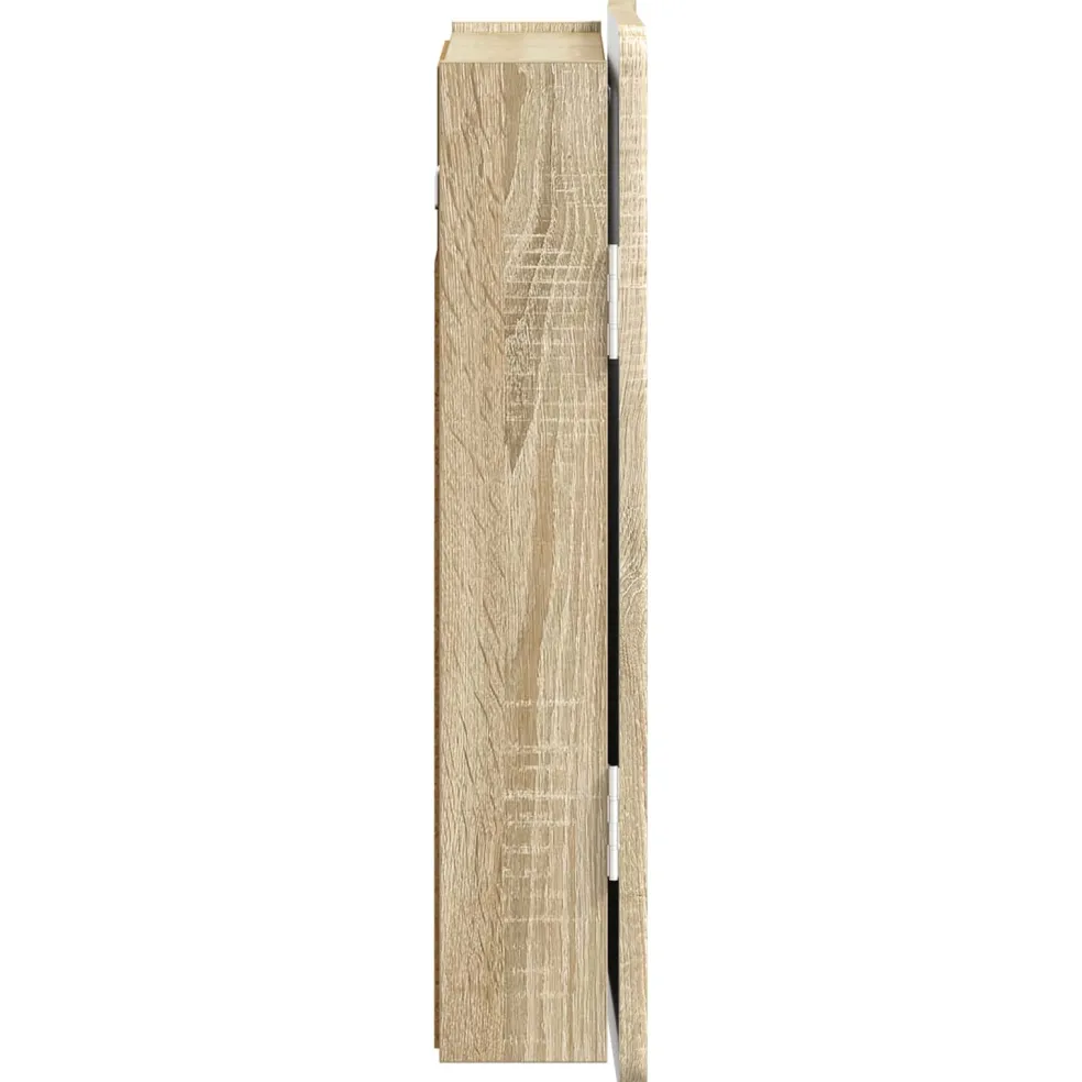 vidaXL Dartbord Kabinet ZWOLLE Sonoma Eiken 52,5 x 10,5 x 57,5 cm