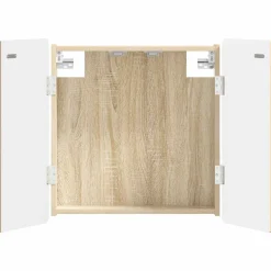 vidaXL Dartbord Kabinet ZWOLLE Sonoma Eiken 52,5 x 10,5 x 57,5 cm