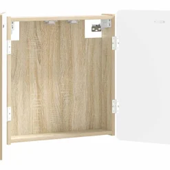 vidaXL Dartbord Kabinet ZWOLLE Sonoma Eiken 52,5 x 10,5 x 57,5 cm