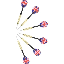vidaXL Dartbord professioneel met 6 darts sisal