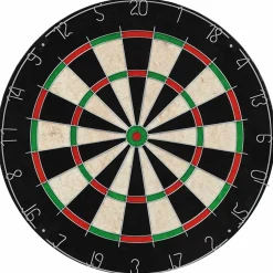 vidaXL Dartbord professioneel met kast en 6 darts sisal