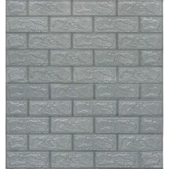 vidaXL 3D-behang zelfklevend 20 st bakstenen antracietkleurig