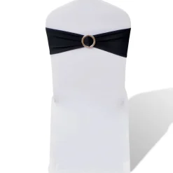 vidaXL Decoratief stoellint met een diamant 25 stuks (zwart)