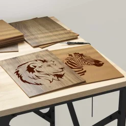vidaXL Decorpanelen 12 st Artisanaal eiken 15 x 21 x 0,27 cm