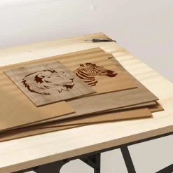 vidaXL Decorpanelen 50 st Artisanaal eiken 30 x 42 x 0,27 cm