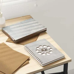 vidaXL Decorpanelen 12 st Betongrijs 15 x 21 x 0,27 cm Bewerkt hout