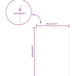 vidaXL Decorpanelen 12 st Betongrijs 40 x 60 x 0,27 cm Bewerkt hout