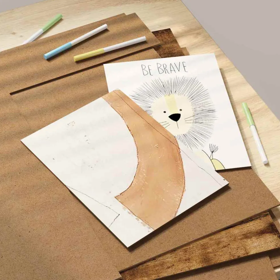 vidaXL Decorpanelen 50 st Gerookt eiken 40 x 60 x 0,27 cm Bewerkt hout