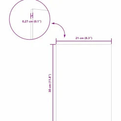 vidaXL Decorpanelen 12 st Wit 21 x 30 x 0,27 cm Bewerkt hout