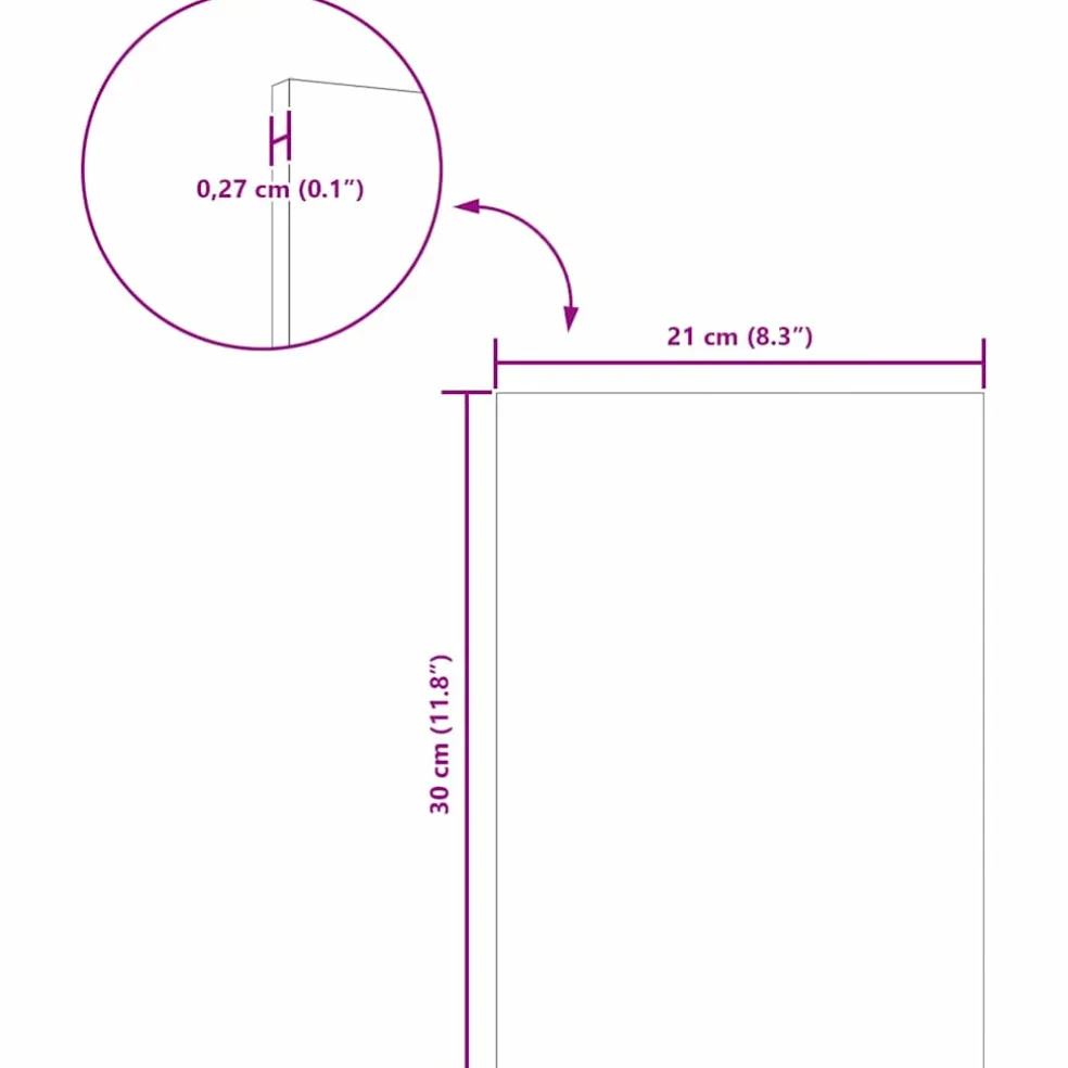 vidaXL Decorpanelen 12 st Wit 21 x 30 x 0,27 cm Bewerkt hout