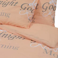 vidaXL Dekbedovertrekset 140x200 cm katoen roze