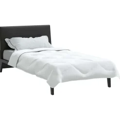 vidaXL Dekbed 200 x 135 x 4 cm Nee Polyester Wit Ademend