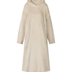 vidaXL Deken hoodie Beige S Flanel