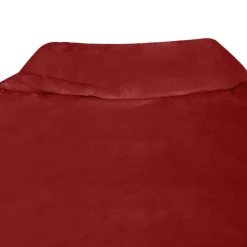 vidaXL Deken hoodie Bordeaux Rood F Flanel