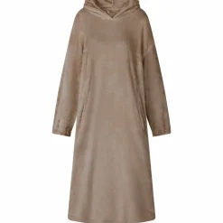 vidaXL Deken hoodie Camel S Flanel