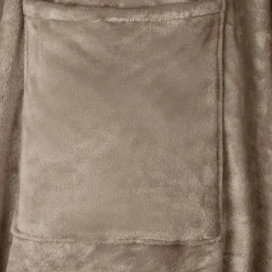 vidaXL Deken hoodie Kameel F Flanel