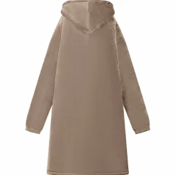 vidaXL Deken hoodie Kameel M Fleece en Flanel