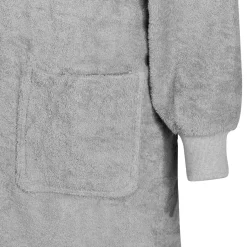 vidaXL Deken hoodie KINN Grijs L Katoen
