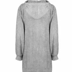 vidaXL Deken hoodie KINN Grijs L Katoen