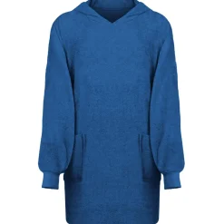 vidaXL Deken hoodie KINN Marineblauw L Katoen