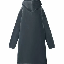 vidaXL Deken hoodie Marineblauw M Fleece en Flanel