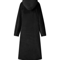 vidaXL Deken hoodie Zwart S Flanel