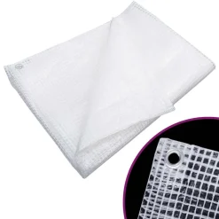 vidaXL Dekzeil leno 140 g/m² 2x3 m wit