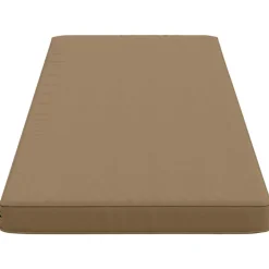 vidaXL 1-delig Bankkussen VUGHT 100% Polyester Taupe 140 x 50 x 5 cm