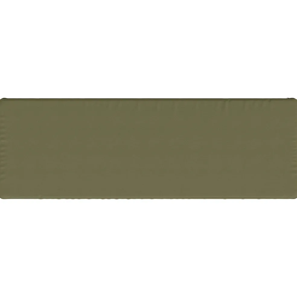 vidaXL 1-delig Bankkussen VUGHT 100% Polyester Olijfgroen