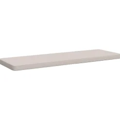 vidaXL 1-delig Bankkussen VUGHT 100% Polyester Wit 140 x 50 x 5 cm