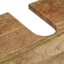vidaXL 2-delige Badkamermeubelset massief mangohout