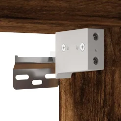 vidaXL 3-delige Badkamermeubelset bewerkt hout gerookt eikenkleurig