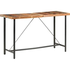 vidaXL 9-delige Barset massief gerecycled hout