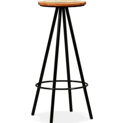 vidaXL 9-delige Barset massief gerecycled hout