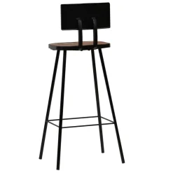 vidaXL 3-delige Barset massief gerecycled hout